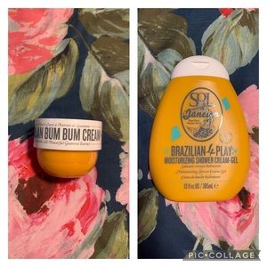 sol denJaneiro Brazilian Bum Bum Cream & Shower Gel NWT Great Stocking Stuffers!